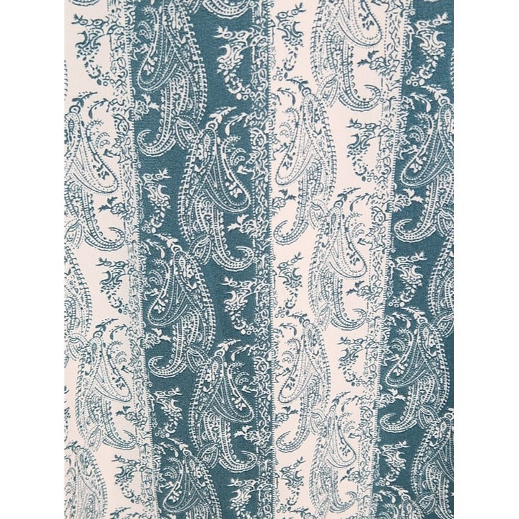 VICI Green and White Paisley Stripe Mini Shirt Dress Tunic Size Medium