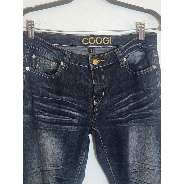 Coogi Dark Wash Straight Leg Jeans Size 5/6 Flaw