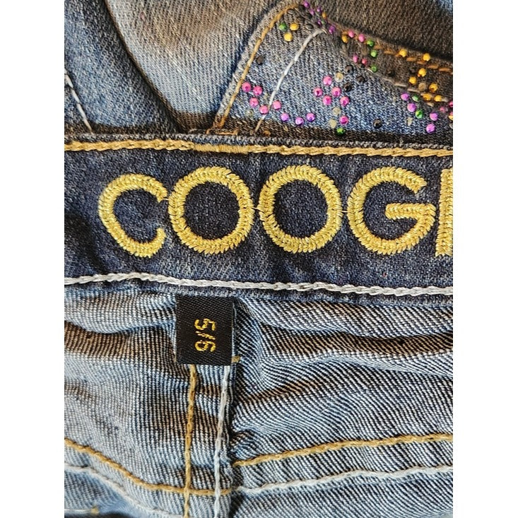 Coogi Dark Wash Straight Leg Jeans Size 5/6 Flaw
