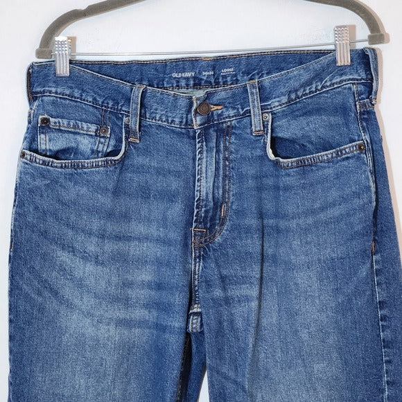 Old Navy Mens Loose Fit Jeans Size 34 x 30