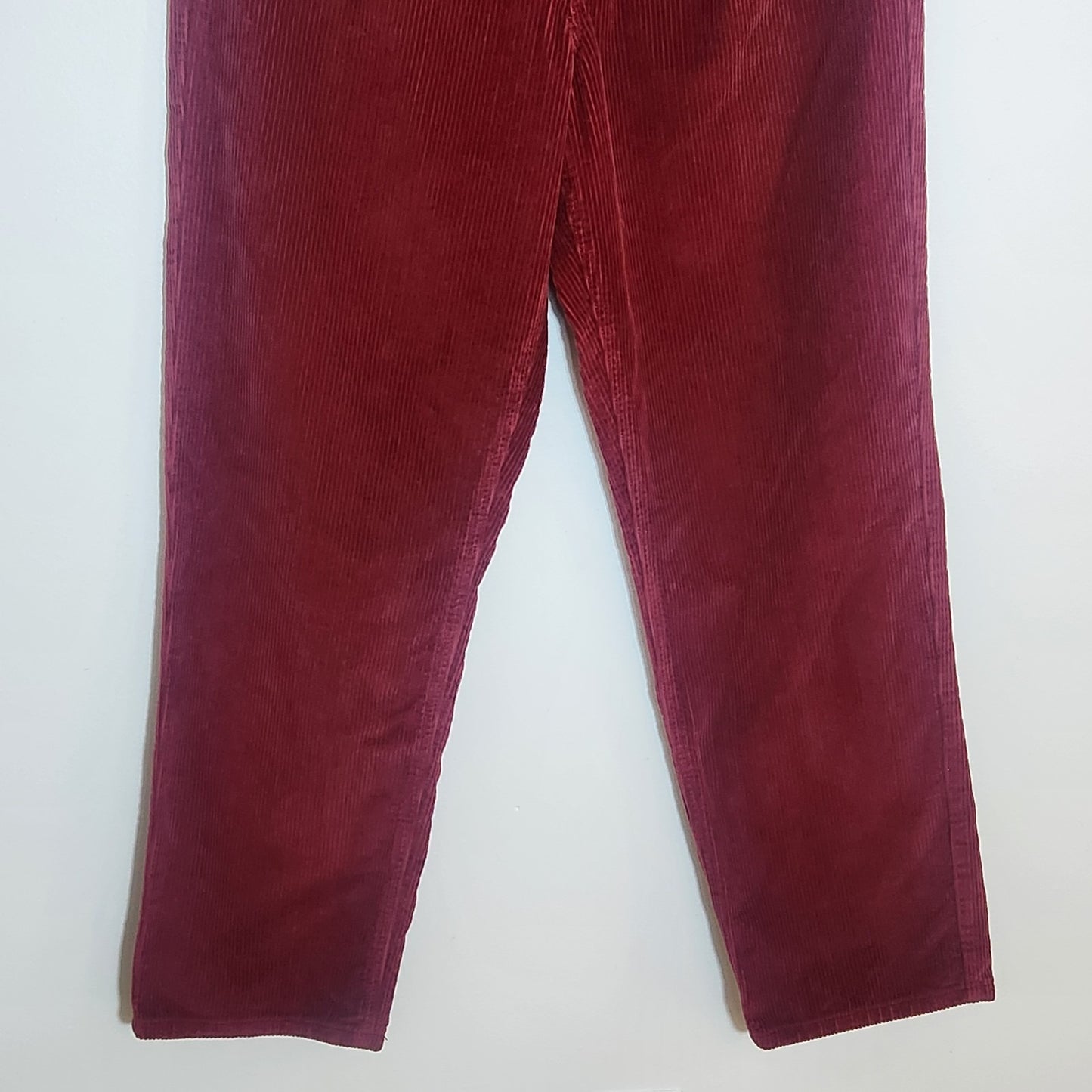 Empyre Deep Red Tori Corduroy Pants Size Large