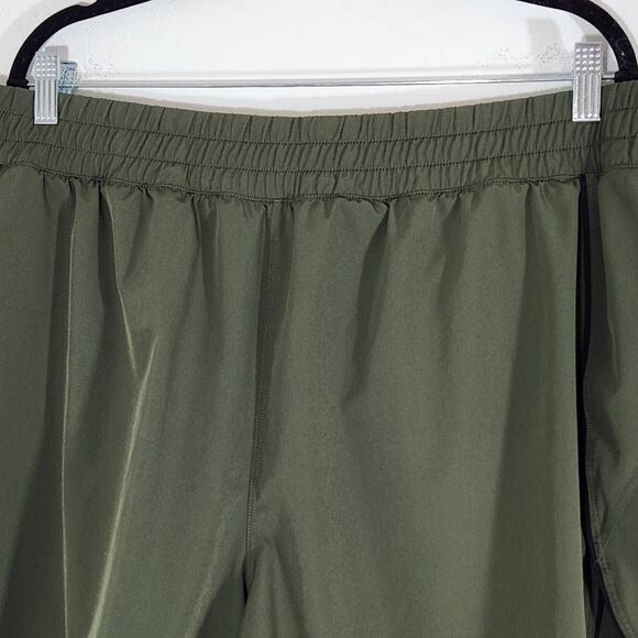 Avia Green Athletic Shorts Size XXL Plus Size Army Green Workout Shorts