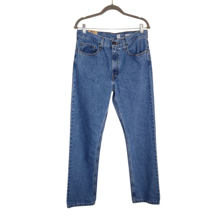 George Mens Medium Wash Straight Leg Jeans Size 32 x 34 NWOT