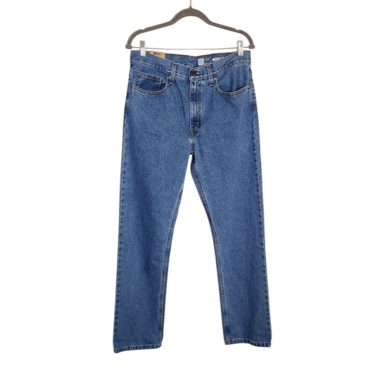 George Mens Medium Wash Straight Leg Jeans Size 32 x 34 NWOT