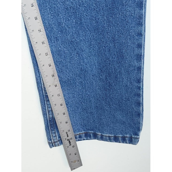 George Mens Medium Wash Straight Leg Jeans Size 32 x 34 NWOT