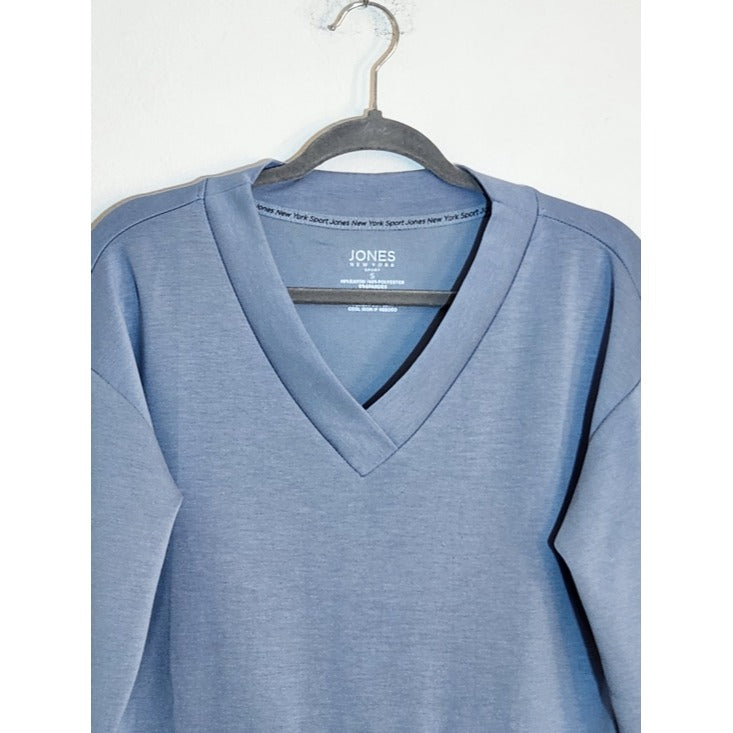 Jones New York Light Blue Activewear Top Size Small