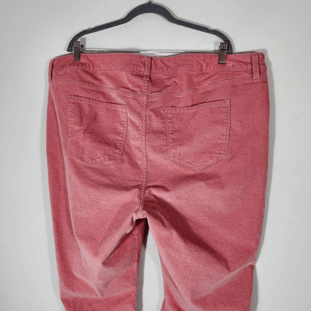 Old Navy Pink Corduroy Skinny Pants Size 24 Long Rockstar Super Skinny High-Rise