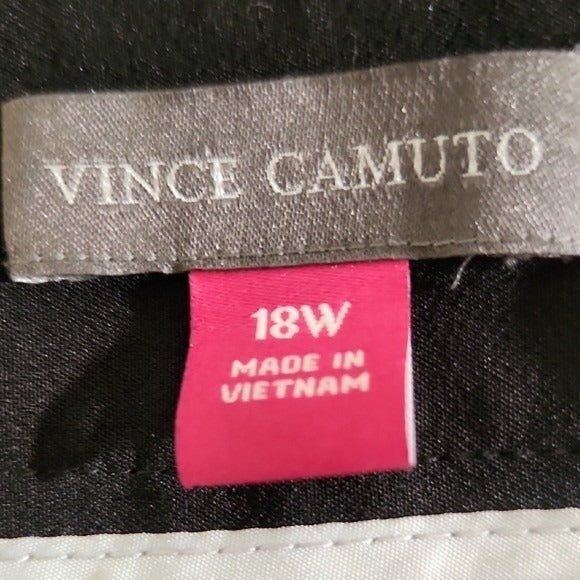 Vince Camuto Black Dress Pants Size 18W Women's Black Pants