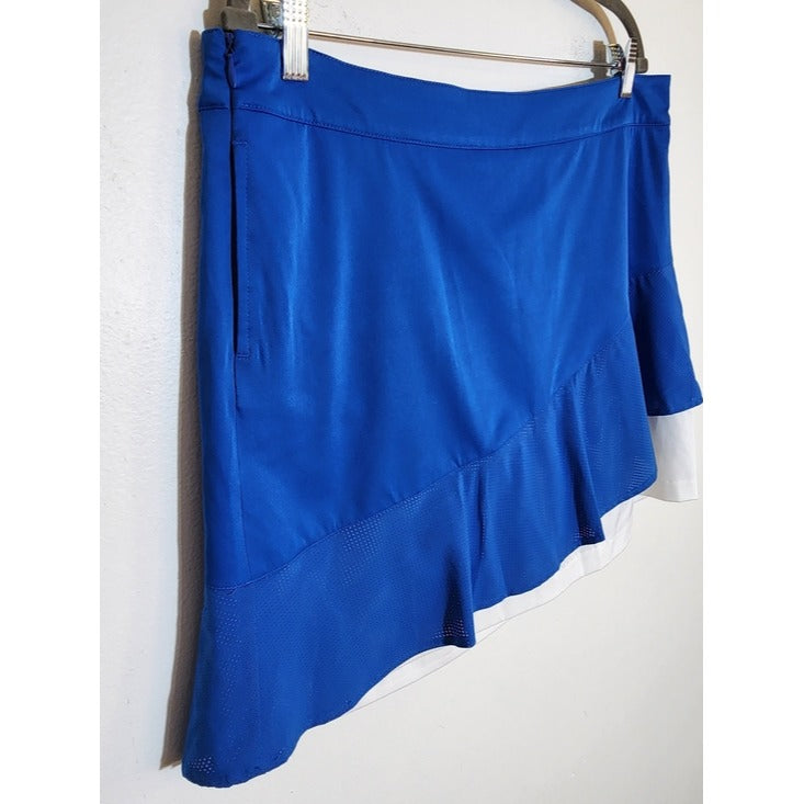 Lady Hagen Blue and White Golf Skort Size 14 NWT