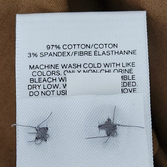 Express 1MX Mens Collarless Button Up Dress Shirt Size Medium NWOT