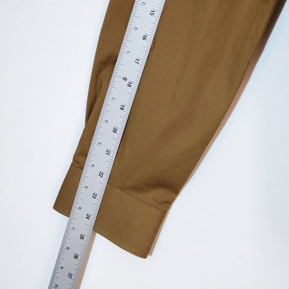 Express 1MX Mens Collarless Button Up Dress Shirt Size Medium NWOT