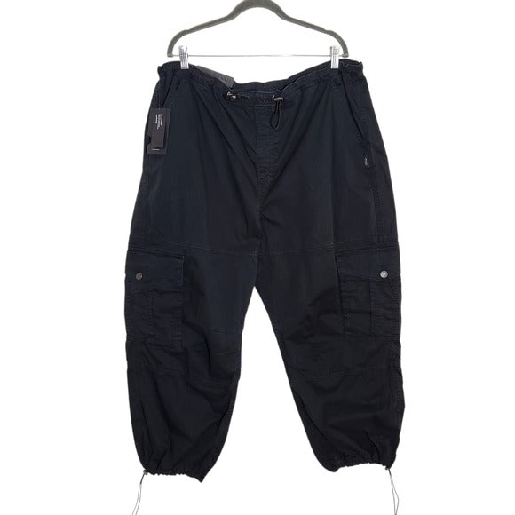 Silver Jeans Co. Black Cargo Parachute Pants Size 2X NWT