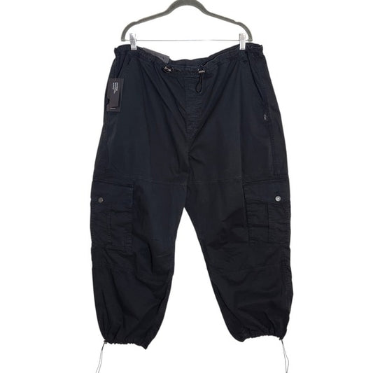 Silver Jeans Co. Black Cargo Parachute Pants Size 2X NWT