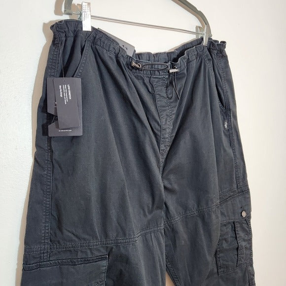 Silver Jeans Co. Black Cargo Parachute Pants Size 2X NWT