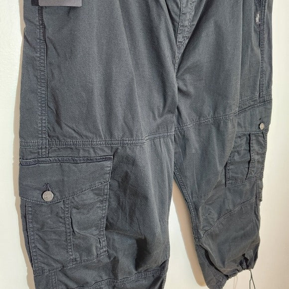 Silver Jeans Co. Black Cargo Parachute Pants Size 2X NWT