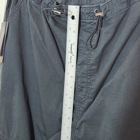 Silver Jeans Co. Black Cargo Parachute Pants Size 2X NWT