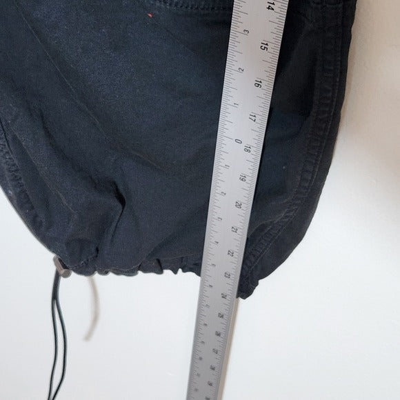 Silver Jeans Co. Black Cargo Parachute Pants Size 2X NWT