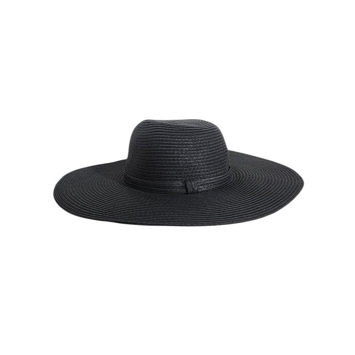 Shade & Shore Black Wide Brim Sun Hat One Size