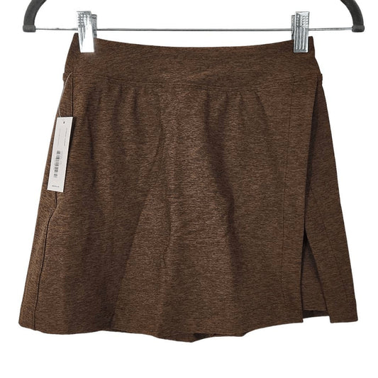 Outdoor Voices Dark Brown Athletic Skort NWT Size XXS Brown Athletic Mini Skirt