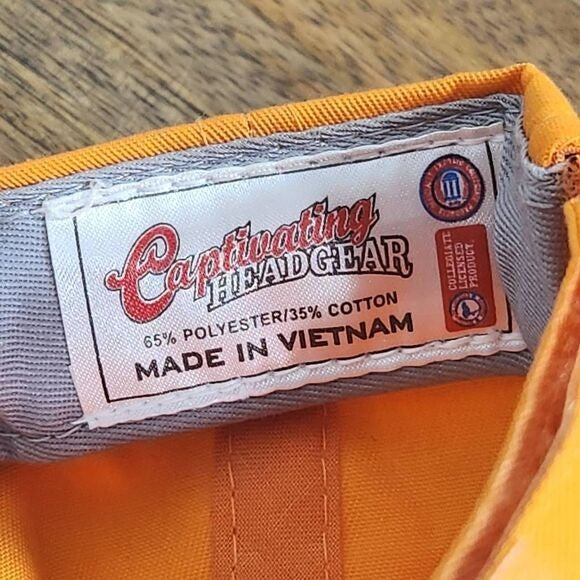 Tennessee Vols Baseball Cap One Size Orange Vols Baseball Hat Adjustable Vol Hat