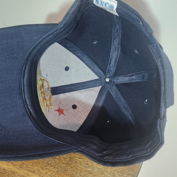 California Republic Navy Blue Baseball Hat One Size