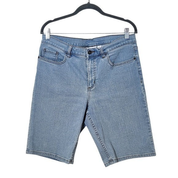 D&Co. Light Wash Bermuda Jean Shorts Size 12 D&Co. Jean Shorts