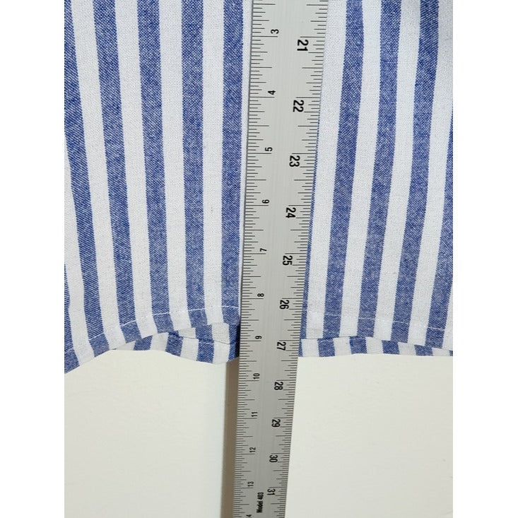 Lulus Blue and White Stripe Off the Shoulder Mini Dress Size Small NWT
