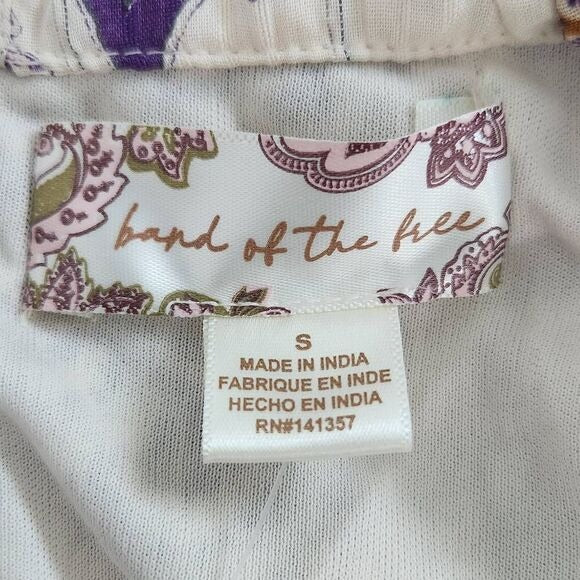 Band of the Free Paisley Tiered Maxi Dress Size Small Wedding Guest Dress