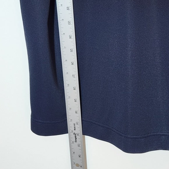 FootJoy Men's Navy, White, and Red Striped Polo Shirt Size Large