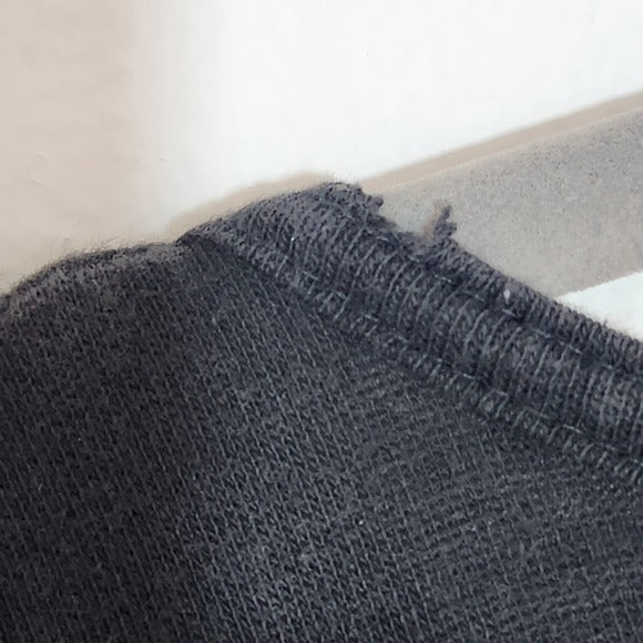 Mickey Unlimited Black Vintage Donald Duck Gym Graphic Tank Top Size Large