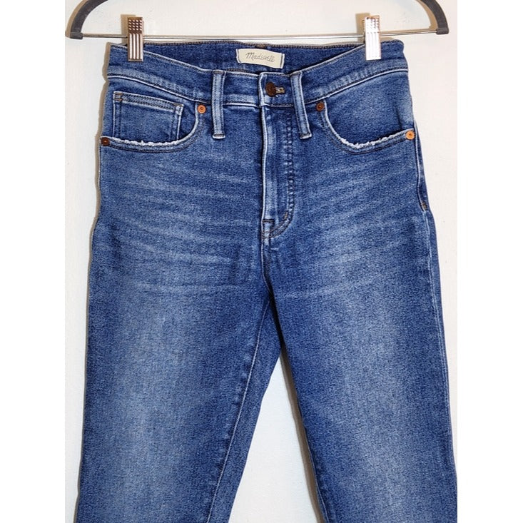 Madewell Medium Wash High Rise Skinny Jeans Size 27