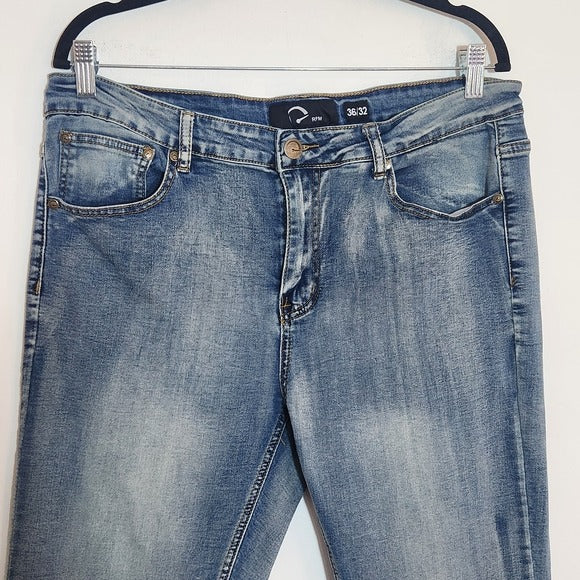RPM Mens Distressed Jeans Size 36 x 32