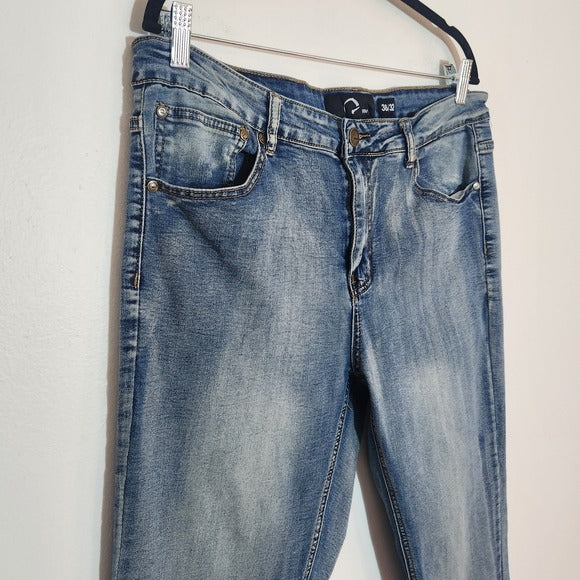 RPM Mens Distressed Jeans Size 36 x 32