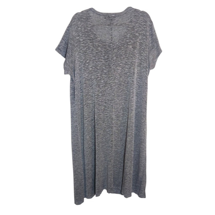 Nene Leakes Gray Textured Knit Tunic Top Size XL
