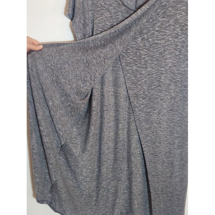 Nene Leakes Gray Textured Knit Tunic Top Size XL
