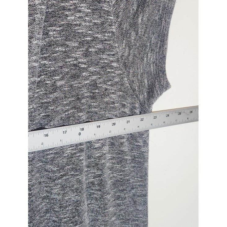 Nene Leakes Gray Textured Knit Tunic Top Size XL
