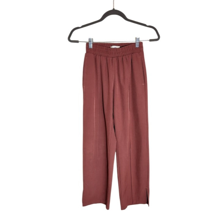 Abercrombie & Fitch Terra Cotta Pull-On Wide Leg Pants Size XXS Short