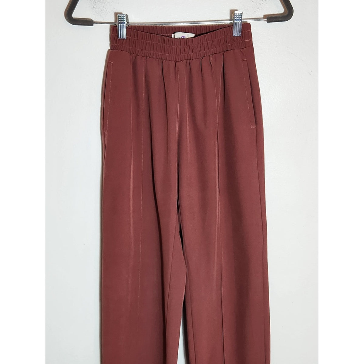 Abercrombie & Fitch Terra Cotta Pull-On Wide Leg Pants Size XXS Short