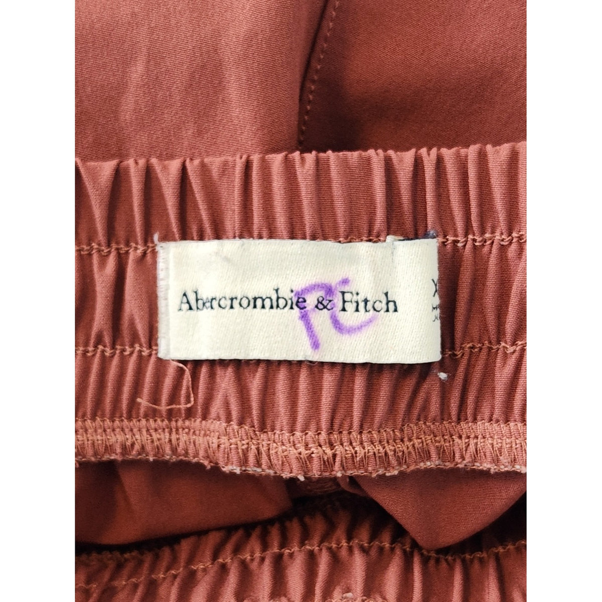 Abercrombie & Fitch Terra Cotta Pull-On Wide Leg Pants Size XXS Short