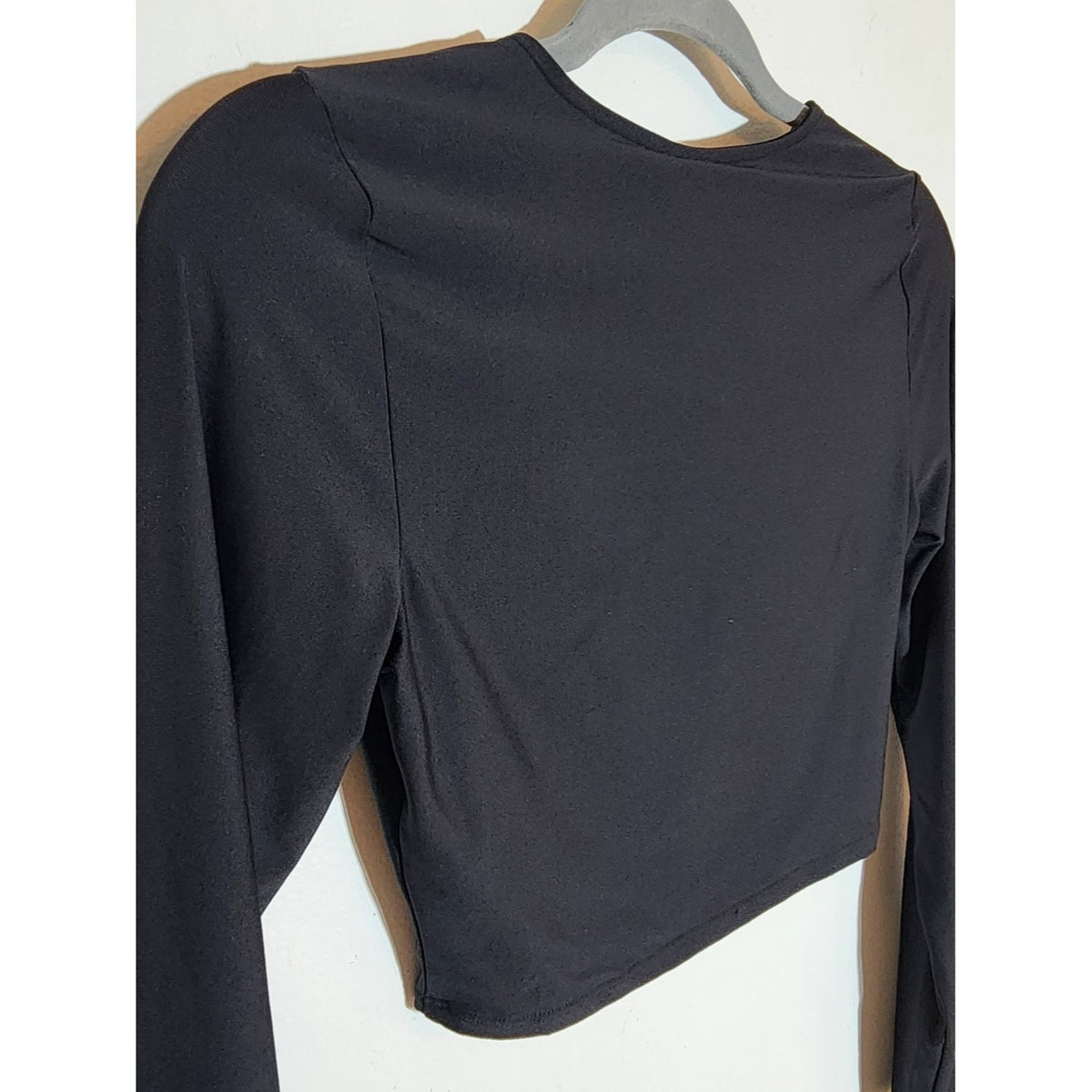 CALIA Black Long Sleeve Cropped Swim Rash Guard NWT Size Small