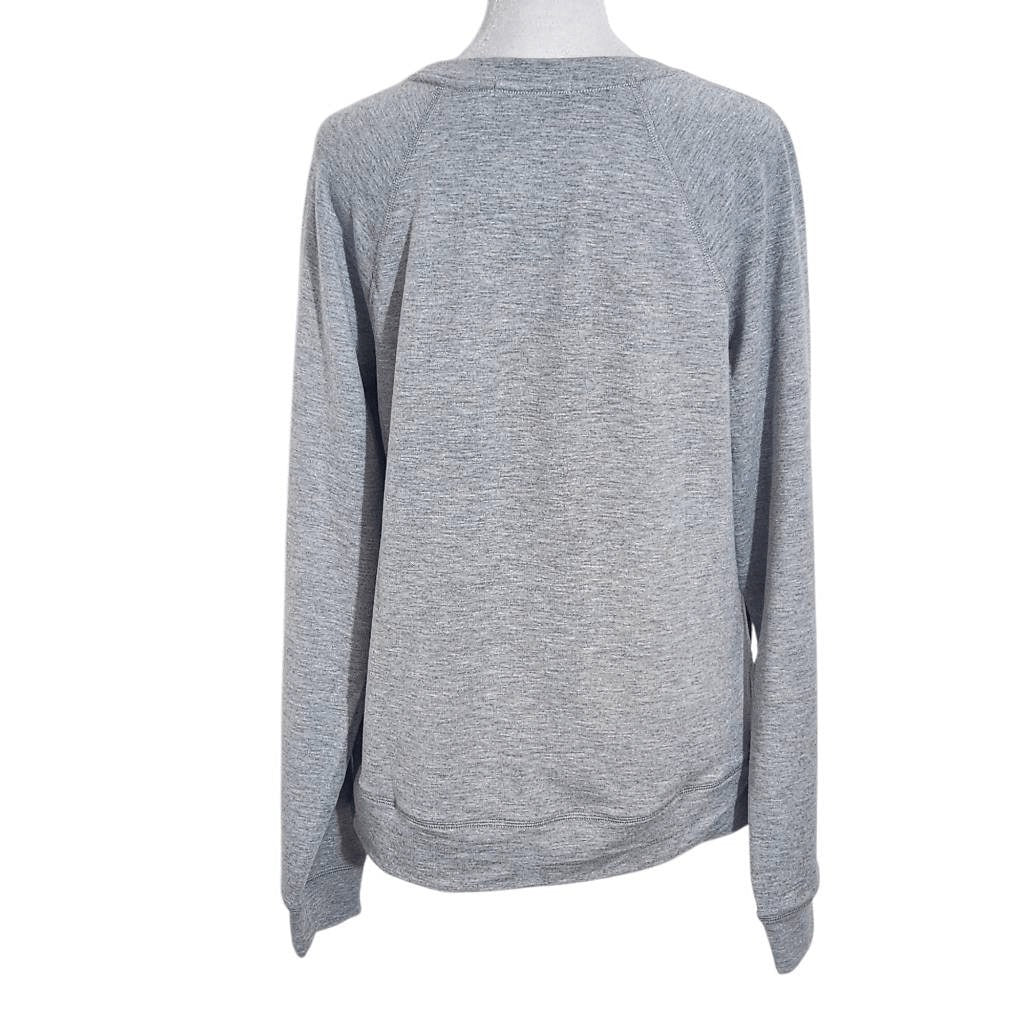 Sincerely Jules Gray Sweatshirt with Side Snaps NWT Size Small Gray Pullover
