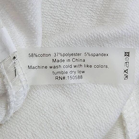 Sundays Anthropologie White Strapless Knit Jumpsuit Size Medium