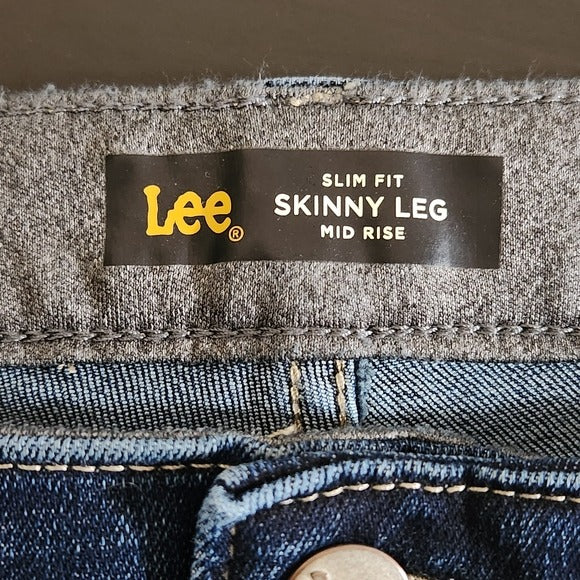Lee Women's Dark Wash Skinny Jeans Size 14, New