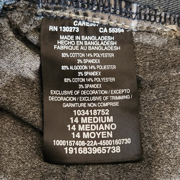 Lee Women's Dark Wash Skinny Jeans Size 14, New