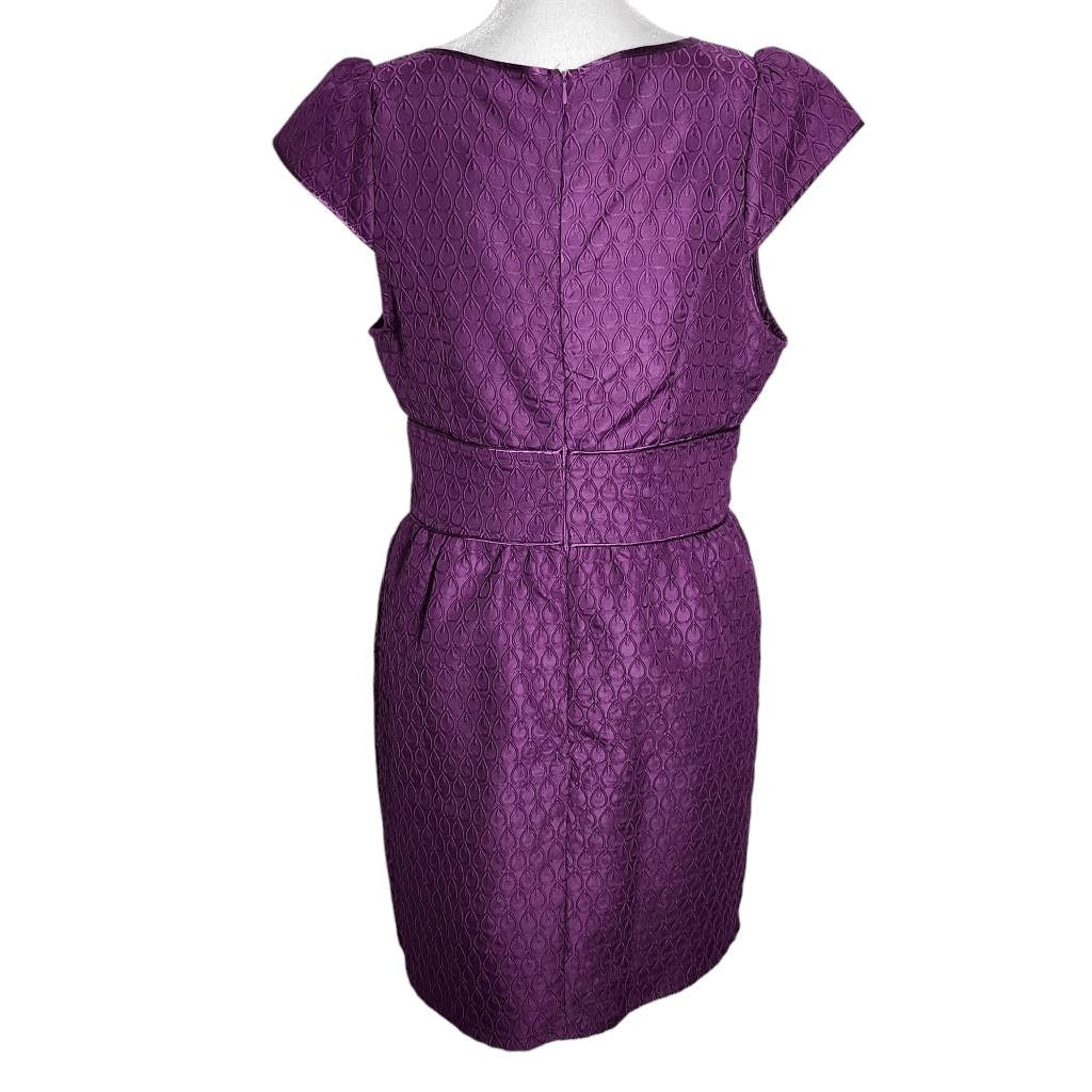 Francesca's Mi Ami Purple Mini Sheath Dress NWT Size Large Wedding Guest Dress