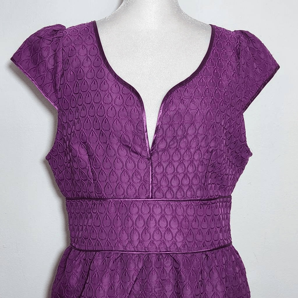 Francesca's Mi Ami Purple Mini Sheath Dress NWT Size Large Wedding Guest Dress