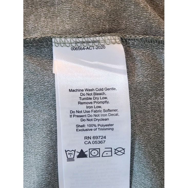 Columbia PFG Heather Green Performance Long Sleeve Tee Size XL