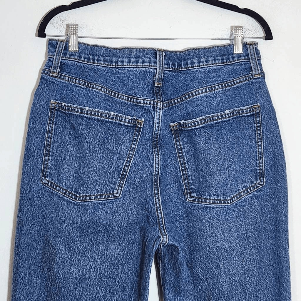 Universal Thread Distressed Straight Jeans Size 12 Vintage Retro Fit Denim