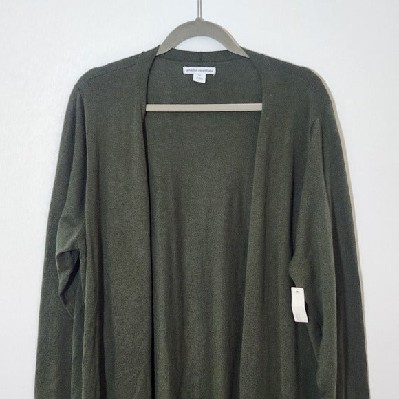 Amazon Army Green Women's Cardigan Sweater Size XXL Green Cardigan New