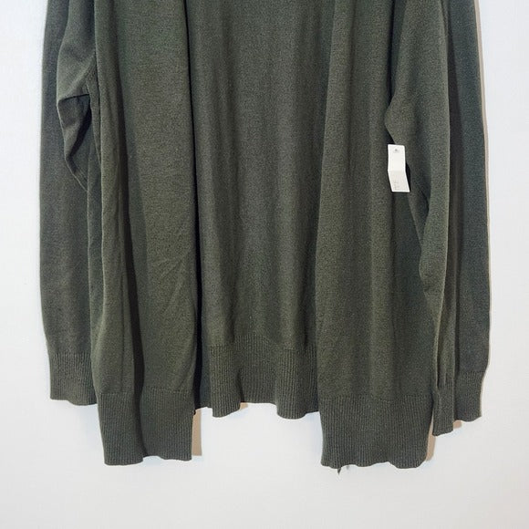 Amazon Army Green Women's Cardigan Sweater Size XXL Green Cardigan New